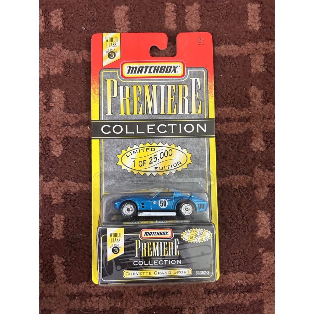 Matchbox Premiere Collection Corvette‎ Grand Sport Blue Series 3 Limited 1/25000